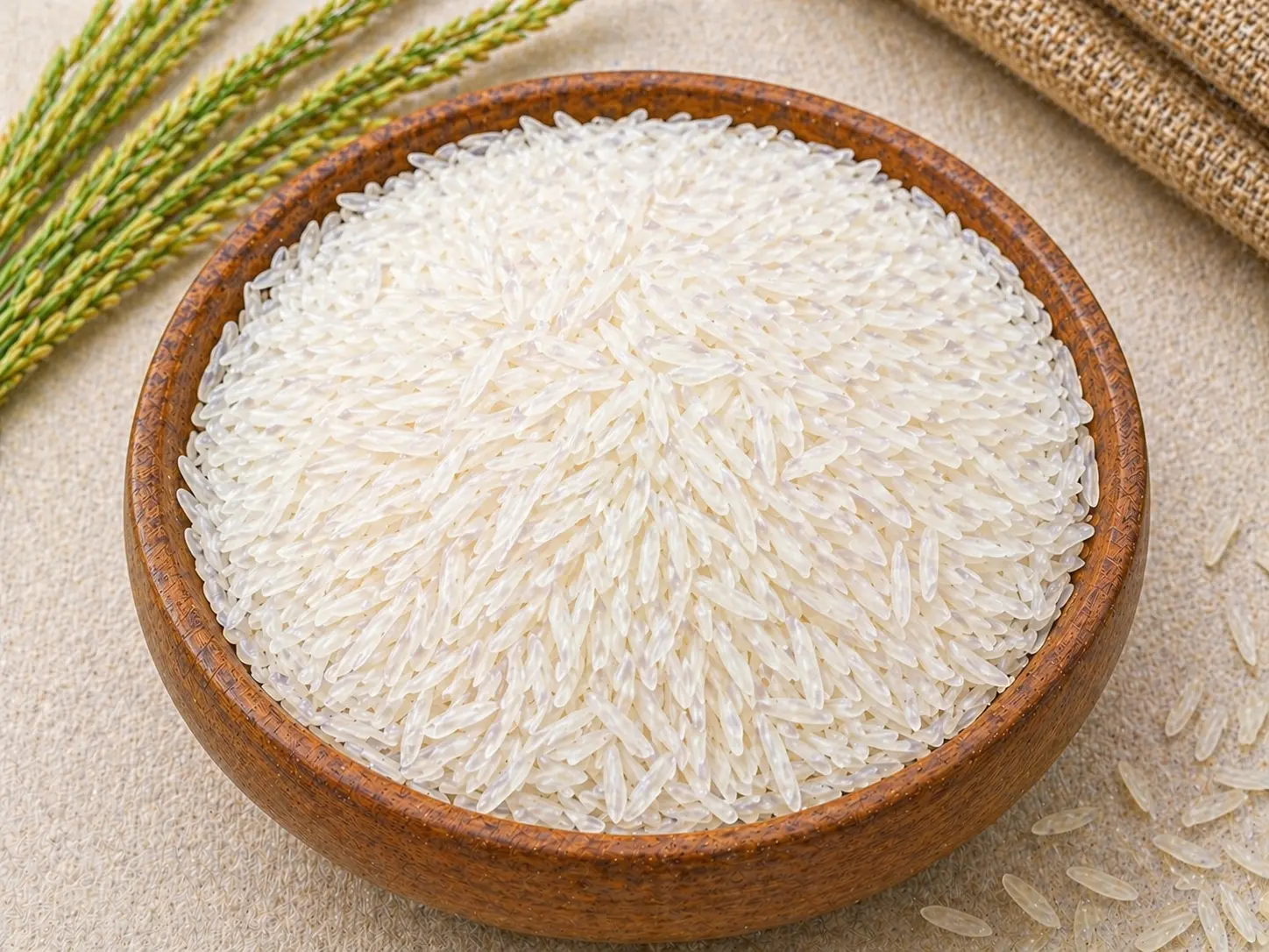 1509 Steam Basmati Rice aromatic premium export rice
