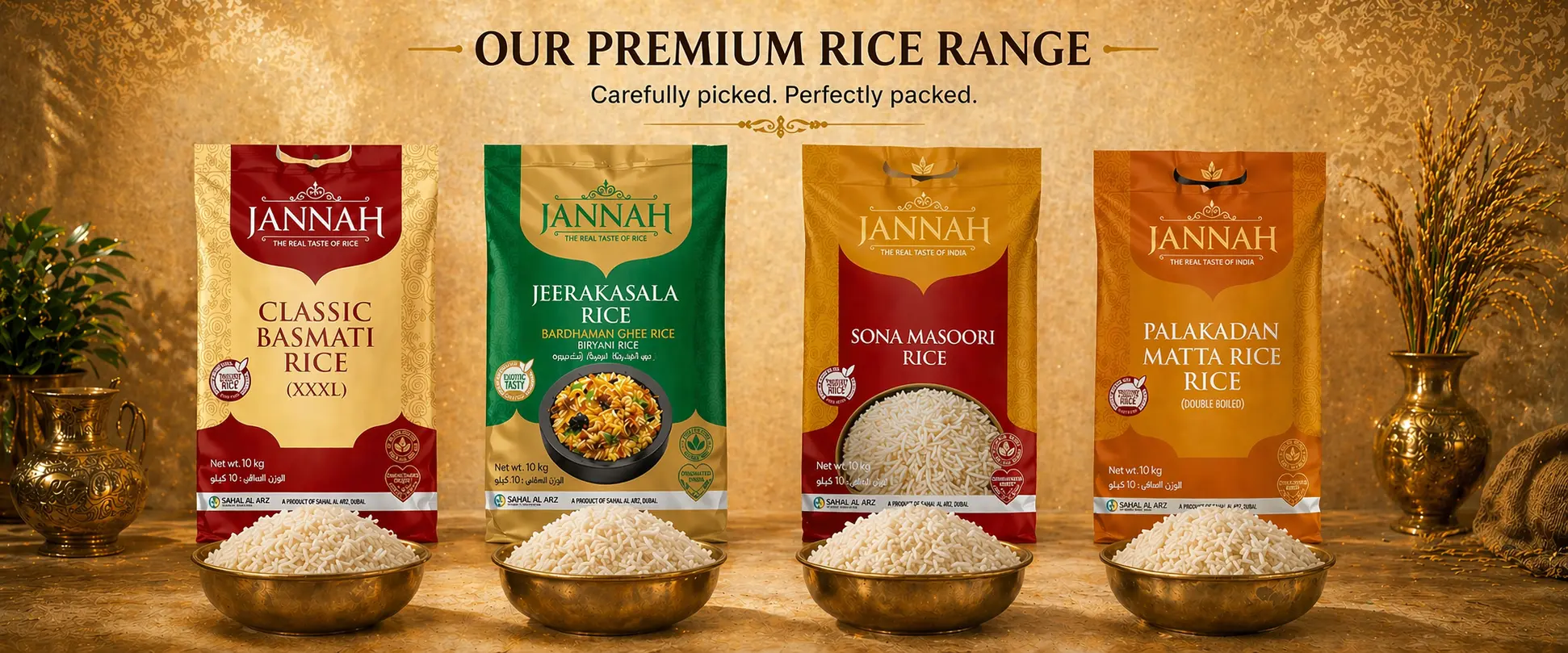 Premium Indian rice exporter supplying GCC countries