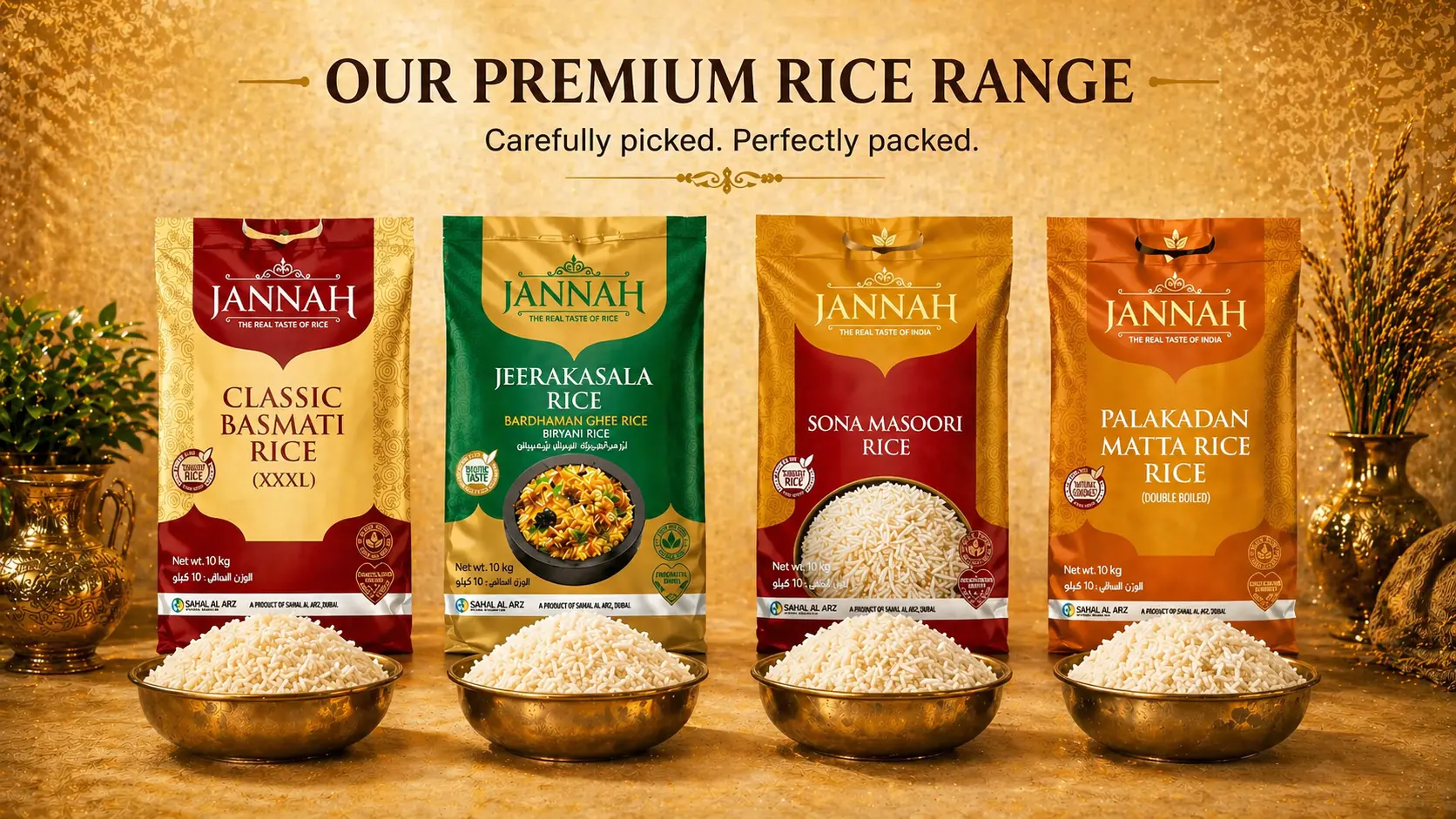 Premium Indian rice exporter supplying GCC countries